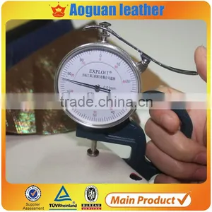 Outermost Layer of Skin pu Leather for Shoe Upper and Bag thumbnail-3