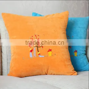 Multi Color Cushion Pillow, Corduroy Sofa Cushion Wholesale thumbnail-2