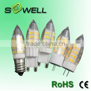 220-240V 4W 2700k-7000K CE/RoHS Ceramic G9 LED Corn Light Bulbs thumbnail-2