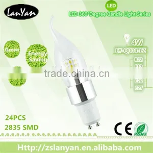 4w E12 Candle Lamp Led With CE ROHS Made in China, Led Candle Bulb Lamp 4w thumbnail-6