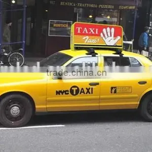 City Advertiser Pixel Pitch Full Color HD Taxi Top Media thumbnail-1