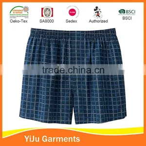 Men Short Pants Underwear Men Boxer Short Poplin Cotton Underwear thumbnail-1