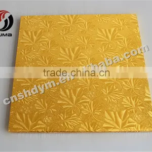 6-24 Inch Black Mini Mdf Gold Cake Drums thumbnail-3