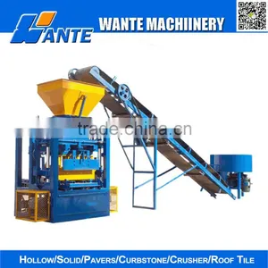 QT4-24 Automatic Cheap Manual Hollow Block Making Machine thumbnail-1