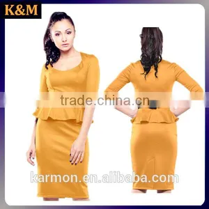 New Basque Office Dress Women's Dress Business Casual Dress thumbnail-1