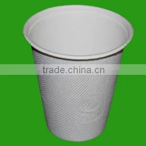 FDA Biodegradable Sugarcane 8oz Paper Cup thumbnail-1