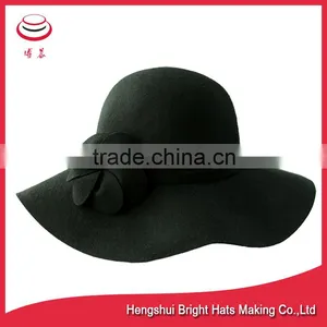 Stylish Wool Felt Floppy Hat thumbnail-4