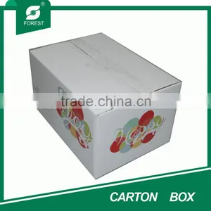 2015 WHITE CARDBOARD CORRUGATED CARTON BOX EP365665265 thumbnail-3
