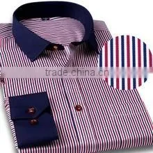 Mens Latest Long Sleeve Purple Plaids Shirt Brushed Fancy Casual Shirt thumbnail-2