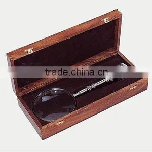 Magnifying Glass With Wooden Box thumbnail-1