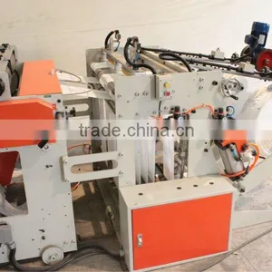 Dual Servo Motor Driven Full Automatic High Speed T-Shirt Bag Making Machine thumbnail-6