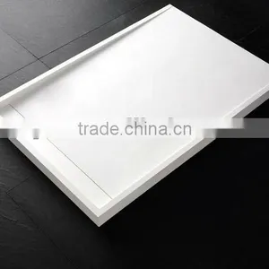 American Style Deep Solid Surface Marble Shower Tray thumbnail-1