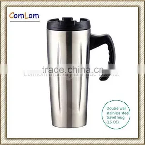16 OZ Double Wall Stainless Steel Travel Mugs thumbnail-1