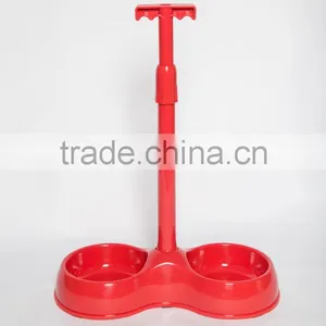 Best Seller Easy Feeder Double Plastic Pet Bowl thumbnail-1