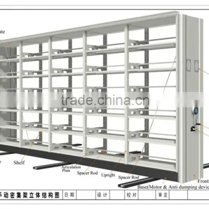 Compact Movable Shelving/moving Filing Cabinet/Movable Book Shelf thumbnail-5