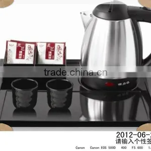 NEW Hotel Amenities Electric Mini Teapot With Hotel Service Tray thumbnail-5