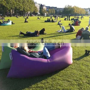Fast Filling Drop Bean Shape Waterproof Inflatable Lazy Sofa /bed/Hangout Lounge Sleeping Air Sofa Bag Supplier's Choice thumbnail-4