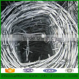 High Quality Hot Dipped Galvanized / PVC Coated / Low Carbon Wire Barbed Wire Fence thumbnail-5