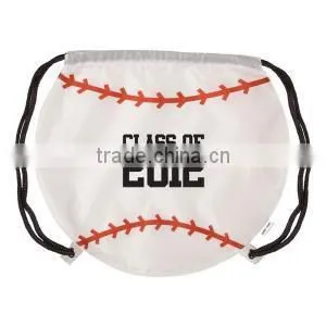 Baseball Drawstring Backpack thumbnail-1
