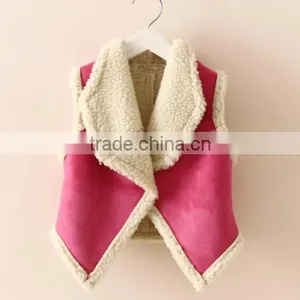 Children Faux Fur Vest Without Hood thumbnail-2