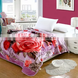 10 Years Experience Fire Retardant Airplane Blanket Suede Fabric Printed Blanket thumbnail-2
