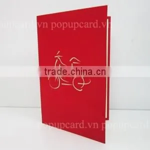 Viet Nam Pedicab 3d Greeting Card thumbnail-3