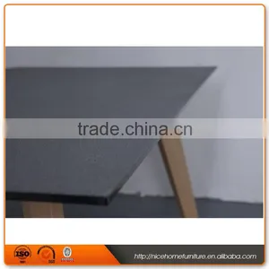 Top Quality Wooden Dining Table With Tempered Glass Top Designs thumbnail-3