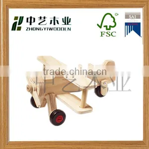 Made in China Cheap OEM Eco-friendly Handmade Educational Wooden Airplane Toys thumbnail-5