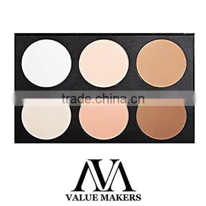 6 Colors Smothen Formula Oil Control Foundation Powder Forehead ,nose,chin and Cheek Pressed Powder thumbnail-2