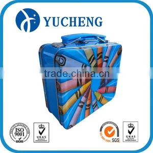 Wholesales Custom Carton Metal Handle Tin Box With Lock for Promotion thumbnail-3