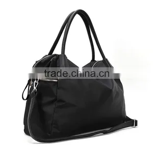 Faddish pu Tote Bag Big Hanging File Handbag Ladies Zipper Shoulder Bags Made in China thumbnail-2
