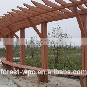 Weather Resistant Timber Tube Material Pergola Construction Material thumbnail-1