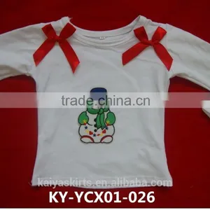 Solid Color Basic Anti-wrinkle Clothes Cartoon Organic Cotton T-shirts thumbnail-3