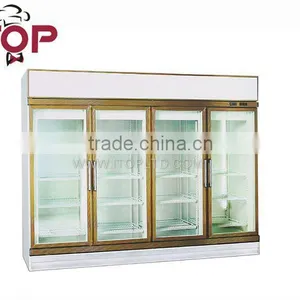 4 Doors Vertical Glass Door Fridge thumbnail-2