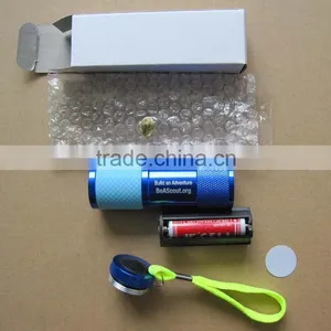 Aluminum 9 Led Rubber Handle Torch thumbnail-1