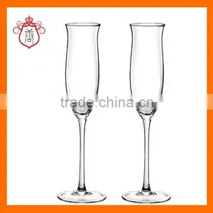 Hand Blown Tulip Shaped Glass,champagne Flute thumbnail-1