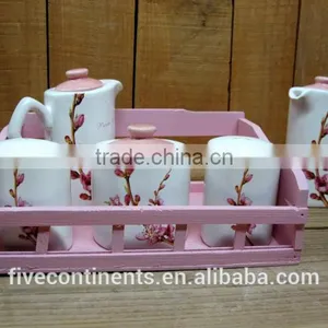 2015 New Decal Ceramic Kitchen Condiment Set With Sugar Pot thumbnail-1