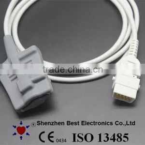 RGB Medical Reusable Adult Soft Tip SpO2 Sensor, BCI Tech, Compatible With RGB (BCI Tech), 0.9m, 9pin thumbnail-1