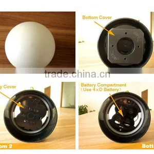 IP44 CE/RoHS 4 Battery Motion Sense LED Sensor Lawn Lamp, Garden LED Motion Sense Light thumbnail-5