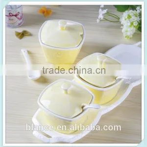 Ceramic Salt and Pepper Canister for Sugar and Flour thumbnail-1