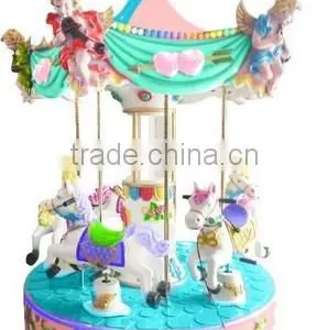 Amusement Park 5 Seats Mini Carousel Kiddie Rides for Sale thumbnail-1