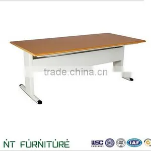 Library Furniture Steel Modern Reading Table thumbnail-1
