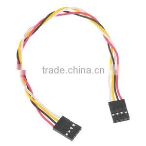 4 Pin DuPont Female To Female Connector With 26awg PVC Wire 200mm Length Cable thumbnail-1