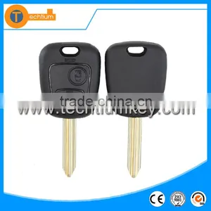 TOY43/SX9 Blade Remote Key Blank for Citroen C4,C2,C3,C5 Picasso,Elysee,Berlingo 2 Button Remote Key Blank Case Shell NO Logo thumbnail-1