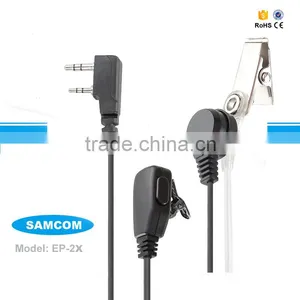 Hot Selling Military Equipment Throat Earphone Microphone for Walkie Talkie SAMCOM EP-2X thumbnail-1