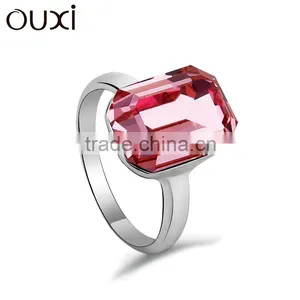 Fashion Rose Rings Made With Crystal Jewerly 40106 thumbnail-1