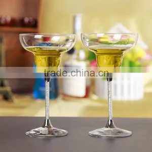 Stocked,Eco-Friendly Feature and Glass Drinkware Type Diamond Shaped Whisky Glass Gold Color Stem Using Wendding thumbnail-5