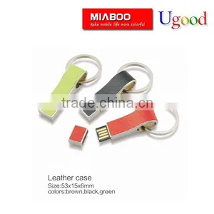 High Quality 8GB Good Leather USB Pendrive With Free Custom Logo Bulk From Shenzhen/Top Sell Leather Usb Accept Paypal thumbnail-5