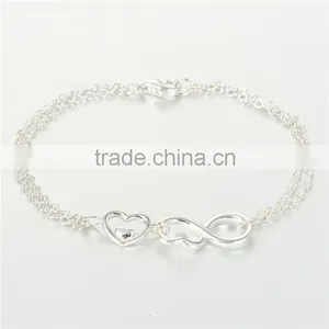 Smart Bracelet Heart Link Fashionable Jewelry Wholesale BR003-17 thumbnail-4
