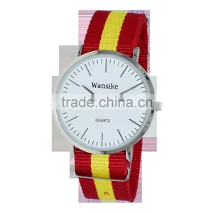Hot Selling Men's Slim Watch With Nylon Watch Bands thumbnail-2